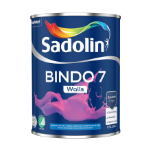 Sadolin Bindo 7 - матова емульсійна фарба для стін, біла, база BW, 0.9 л