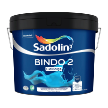 Sadolin Bindo 2 - глибокоматова емульсійна фарба для стелі, біла, база BW, 9 л