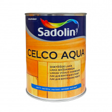 Sadolin Celco Aqua - матовий лак на водній основі для стін та стелі, безбарвний, база BC, 1 л