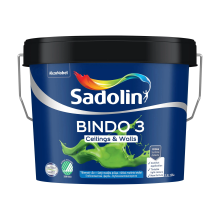 Sadolin Bindo 3 - глибокоматова емульсійна фарба для стін та стелі, біла, база BW, 2.5 л