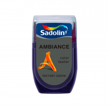 Sadolin Ambiance Color Tester - матова латексна фарба для стін, тестер кольору, Factory Green, 30 мл