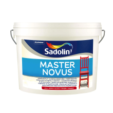 Sadolin Master Novus - глянцева фарба на водній основі для дерева та металу, біла, база BW, 2.5 л 