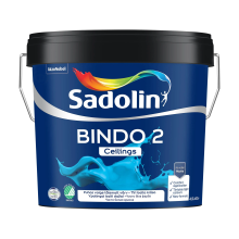 Sadolin Bindo 2 - глибокоматова емульсійна фарба для стелі, біла, база BW, 4.5 л