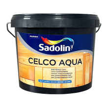 Sadolin Celco Aqua - матовий лак на водній основі для стін та стелі, безбарвний, база BC, 2.5 л