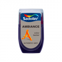 Sadolin Ambiance Color Tester - матова латексна фарба для стін, тестер кольору, Authentic Grey, 30 мл