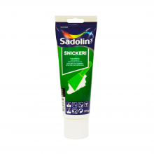 Sadolin Snickeri - латексна шпаклівка для дерева, дрібнозерниста, столярна, біла, 375 г