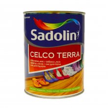 Sadolin Celco Terra - напівматовий алкідний лак для підлоги, безбарвний, 1 л