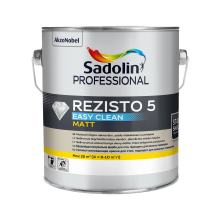 Sadolin Professional Rezisto 5  - глибокоматова брудовідштовхувальна акрилова фарба для стін, безбарвна, BC, 2.33 л