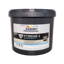 Sadolin Professional Xtreme 1  - глибокоматова фарба на водній основі для стелі, біла, BW, 10 л