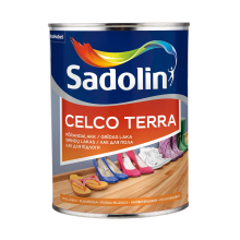 Sadolin Celco Terra - напівглянцевий алкідний лак для підлоги, безбарвний, 1 л