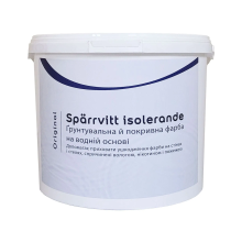 Sadolin Professional Original Spärrvitt Isolerande - глибокоматова фарба на водній основі для стін та стелі, біла, 5 л