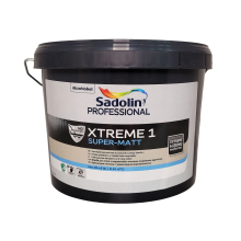 Sadolin Professional Xtreme 1  - глибокоматова фарба на водній основі для стелі, біла, BW, 10 л