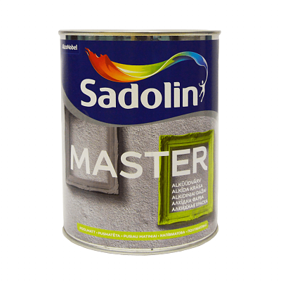 Алкідна фарба Sadolin Master 30 для дерева та металу, безбарвна, BC, 0.93 л