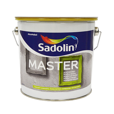 Алкідна фарба Sadolin Master 30 для дерева та металу, безбарвна, BC, 2.33 л