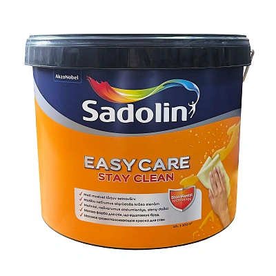 Акрилова фарба Sadolin EasyCare для стін та стелі, брудовідштовхувальна, біла, BW, 10 л