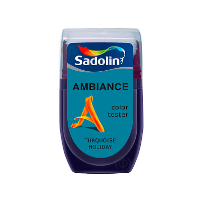 Тестер кольору Sadolin Ambiance Color Tester для стін, Turquoise Holiday, 30 мл
